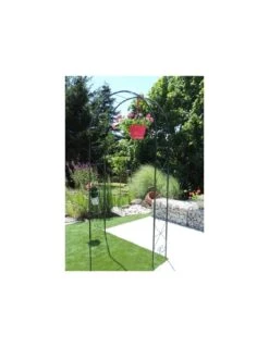 Arche "romantique" Coloris Vert Sapin Ou Fer Vieilli - Vert Sapin -Mobilier De Jardin arche romantique coloris vert sapin ou fer vieilli 5