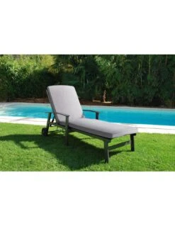 Bain De Soleil Berlin Avec Coussin En Aluminium - Gris Clair 12 Bain De Soleil Berlin Avec Coussin En Aluminium - Gris Clair -Mobilier De Jardin bain de soleil berlin avec coussin en aluminium 2