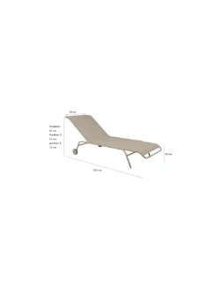 Bain De Soleil Coolside Design Studio - Fermob - Carbone