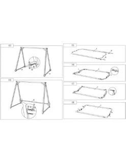 Balancelle De Jardin Cubic 3 Places En Aluminium -Mobilier De Jardin balancelle de jardin cubic 3 places en aluminium 2