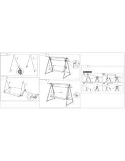 Balancelle De Jardin Cubic 3 Places En Aluminium -Mobilier De Jardin balancelle de jardin cubic 3 places en aluminium 4