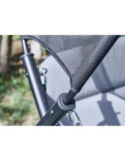 Balancelle De Jardin Kerada 2/3 Places - Acier Grey/Noir -Mobilier De Jardin balancelle de jardin kerada 3 places acier greynoir 2