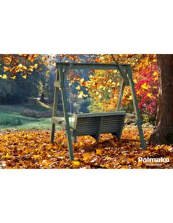 Balancelle Sigrid 193 X161 Cm En Bois Traité Autoclave -Mobilier De Jardin balancelle sigrid 193 x161 cm en bois traite autoclave 2