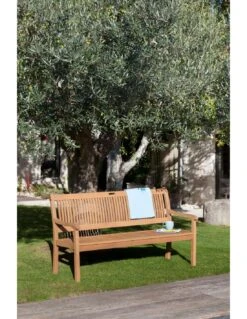 Banc De Jardin Amadeo 3 Places En Eucalyptus -Mobilier De Jardin banc de jardin amadeo 3 places en eucalyptus 6