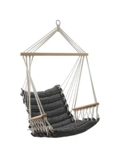 Chaise Suspendue Jinja - Bois Franc Chinois Et Polycoton