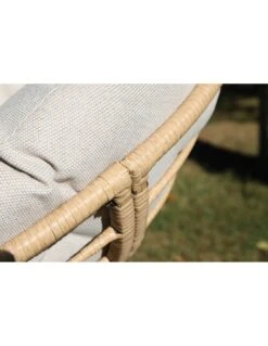 Fauteuil LOVE Pivotant En Aluminium Et Résine -Mobilier De Jardin fauteuil love pivotant en aluminium et resine proloisirs 2