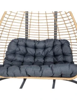 Fauteuil œuf Suspendu AJAR Ardoise 2 Places -Mobilier De Jardin fauteuil oeuf suspendu ajar ardoise 2 places 2