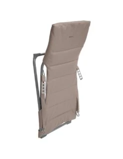 Fauteuil Relax De Jardin MILOS - Assise Matelassée - Taupe -Mobilier De Jardin fauteuil relax de jardin milos assise matelassee taupe 3