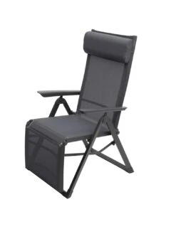 Fauteuil Relax Decima - Inclinable 8 Positions - Graphite / Anthracite -Mobilier De Jardin fauteuil relax decima inclinable 8 positions graphite anthracite 1 5