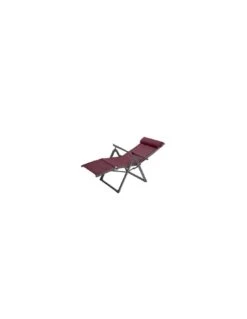 Fauteuil Relax Decima - Inclinable 8 Positions - Graphite / Bordeaux -Mobilier De Jardin fauteuil relax decima inclinable 8 positions graphite bordeaux 2