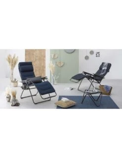 Lafuma Fauteuil Relax Futura BeComfort Bleu Encre -Mobilier De Jardin fauteuil relax futura becomfort bleu encre 2