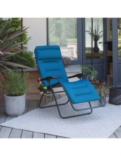Lafuma Fauteuil Relax RSX Clip Air Comfort Coral Blue -Mobilier De Jardin fauteuil relax rsx clip air comfort coral blue 3