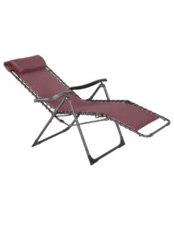 Fauteuil Relax Silos Basculant - 5 Positions - Bordeaux -Mobilier De Jardin fauteuil relax silos basculant 5 positions bordeaux 3