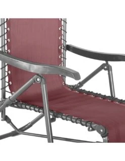 Fauteuil Relax Silos Basculant - 5 Positions - Bordeaux -Mobilier De Jardin fauteuil relax silos basculant 5 positions bordeaux 4
