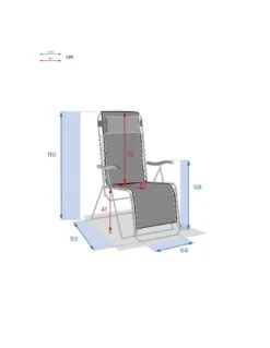 Fauteuil Relax Silos Basculant - 5 Positions - Bordeaux -Mobilier De Jardin fauteuil relax silos basculant 5 positions bordeaux 6