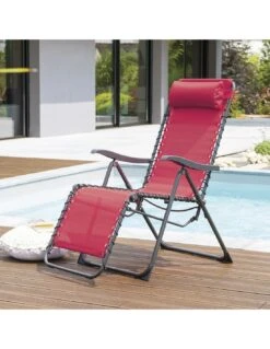 Fauteuil Relax Silos Basculant - 5 Positions - Grenade -Mobilier De Jardin fauteuil relax silos basculant 5 positions grenade 1