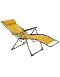 Fauteuil Relax Silos Basculant - 5 Positions - Moutarde -Mobilier De Jardin fauteuil relax silos basculant 5 positions moutarde 2