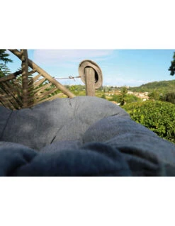 Fauteuil Suspendu Banana Leaf - Graphite / Naturel Et Gris -Mobilier De Jardin fauteuil suspendu banana leaf graphite naturel et gris 3