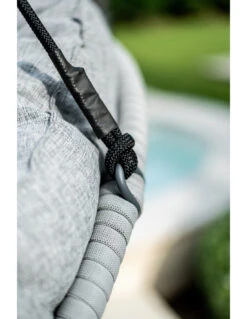 Fauteuil Suspendu Œuf OVO - Acier Et Résine Tressée 9 Fauteuil Suspendu Œuf OVO - Acier Et Résine Tressée -Mobilier De Jardin fauteuil suspendu oeuf ovo acier et resine tressee 1