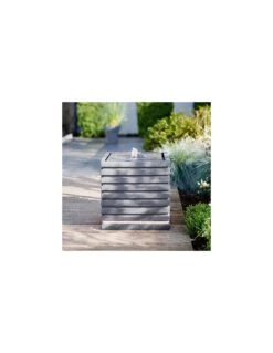 Mobilier De Jardin 13 Mobilier De Jardin -Mobilier De Jardin fontaine decorative carree led anthracite 35 x 35 cm 1