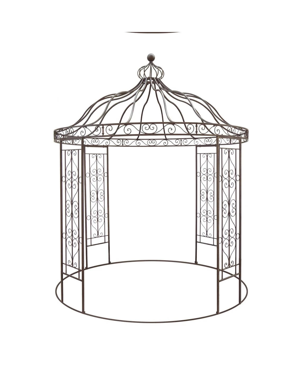 Gloriette En Fer Forgé ø 2.50 M 1 Gloriette En Fer Forgé ø 2.50 M