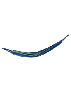 Hamac De Jardin Yaqui - L.200 X P.80 Cm - Bleu Rayé Vert -Mobilier De Jardin hamac de jardin yaqui l200 x p80 cm bleu raye vert 2