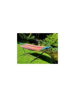 Hamac Kolor L.200 X P.100 Cm - Jobek - Multicolore -Mobilier De Jardin hamac kolor l200 x p100 cm toile au choix jobek 13