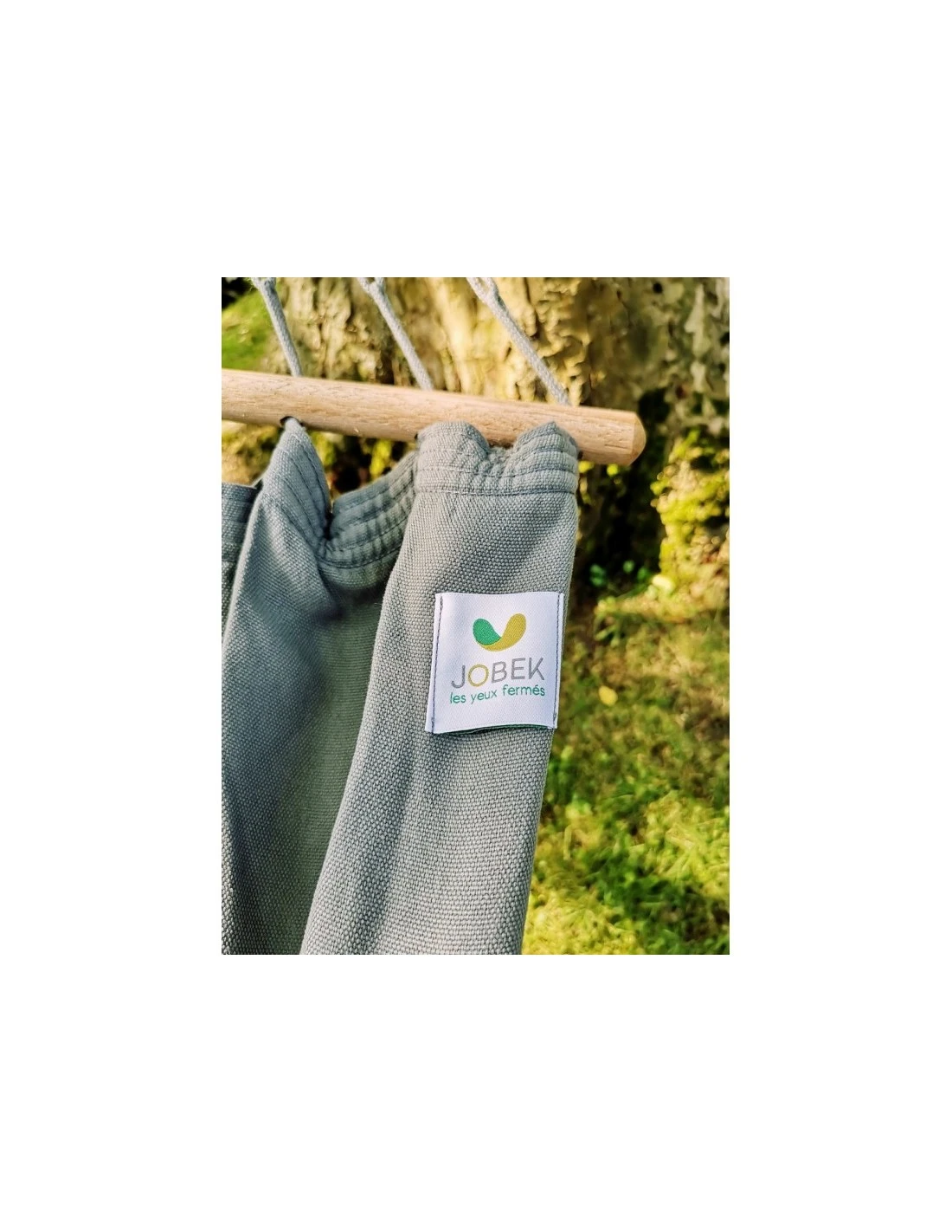 Hamac Kolor L.200 X P.100 Cm - Jobek - Anthracite 2 Hamac Kolor L.200 X P.100 Cm - Jobek - Anthracite – Image 2