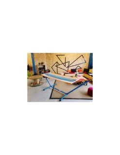 Hamac Kolor L.200 X P.100 Cm - Jobek - Orange / Bleu -Mobilier De Jardin hamac kolor l200 x p100 cm toile au choix jobek 8