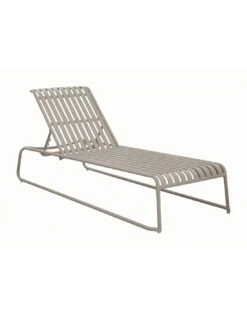 Lit De Soleil Vero - Aluminium - Sauge