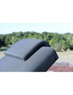 Lit Loft En Aluminium Coloris Graphite -Mobilier De Jardin lit loft en aluminium coloris graphite 3