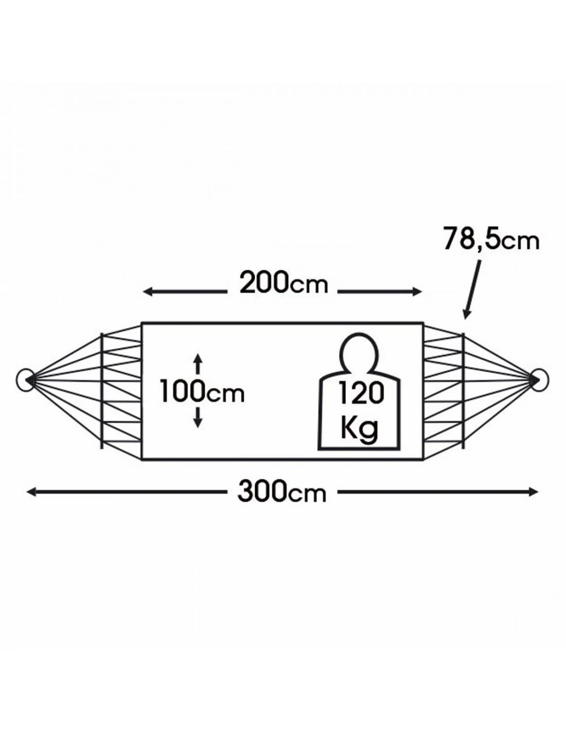 Set Hamac Metalik - Hamac Avec Support - Jobek - Anthracite 3 Set Hamac Metalik - Hamac Avec Support - Jobek - Anthracite – Image 3