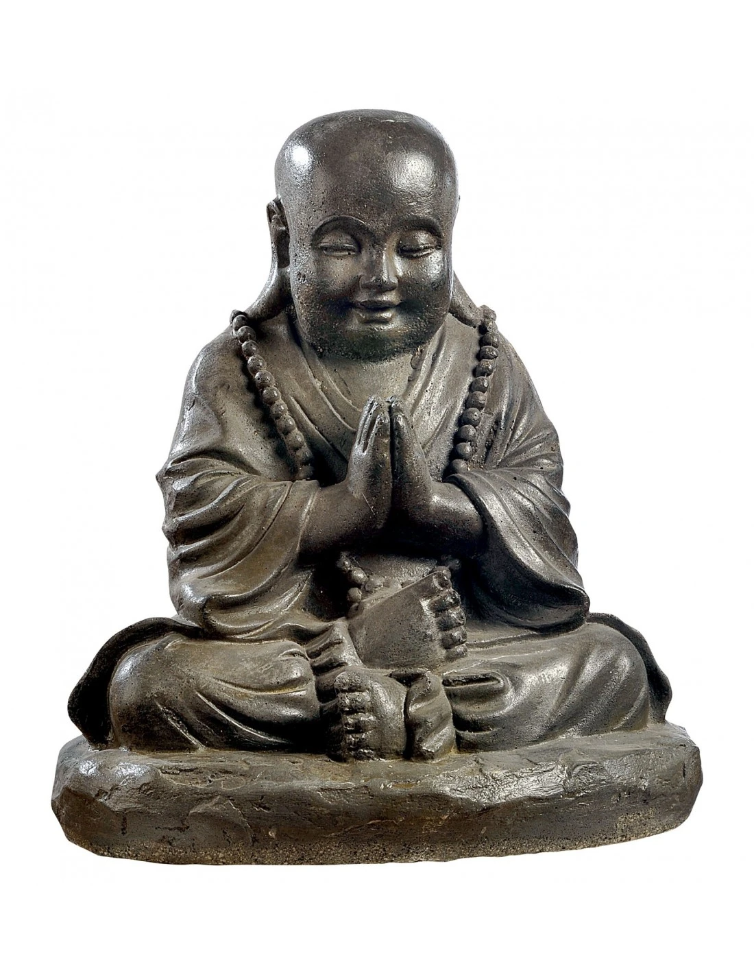 Statue Moine Assis H.36 Cm Au Choix 1 Statue Moine Assis H.36 Cm Au Choix