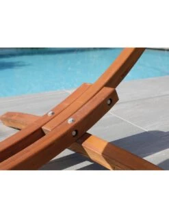 Support Hamac En Bois De Mélèze Avec Toile Lin Coton 7 Support Hamac En Bois De Mélèze Avec Toile Lin Coton -Mobilier De Jardin support hamac en bois de meleze avec toile lin coton proloisirs 2