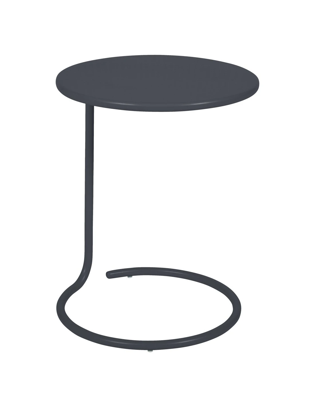 Table Basse Déportée Coolside Ø42 Cm Métal - Acier - Carbone 1 Table Basse Déportée Coolside Ø42 Cm Métal - Acier - Carbone