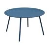 Table Basse Rio Ø70cm En Acier - Bleu