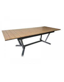 Table Darwin 174/237 X 100 En ALU/HEAT - Graphite / OAK