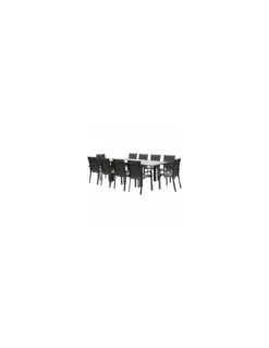 Table De Jardin Allure Extensible 10 Places - Aluminium Et HPL Effet Bois -Mobilier De Jardin table de jardin allure extensible 10 places aluminium et hpl effet bois 6