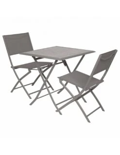 Table De Jardin Azua Pliante Carrée 2 Places - Aluminium - Tonka -Mobilier De Jardin table de jardin azua pliante carree 2 places aluminium tonka 3