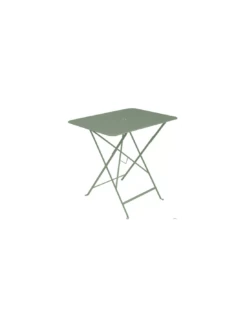 Table De Jardin Bistro 77 X 57 Cm - Métal Pliante Rectangle - Cactus