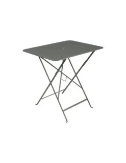Table De Jardin Bistro 77 X 57 Cm - Métal Pliante Rectangle - Romarin