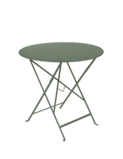 Table De Jardin Bistro D.77 Cm - Ronde Pliante Métal - Cactus