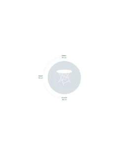 Table De Jardin Bistro D.96 Cm - Métal Pliante Ronde - Menthe Glaciale -Mobilier De Jardin table de jardin bistro d96 cm metal pliante ronde 10