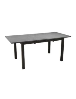 Table De Jardin COME 130/180 X 80 Cm - Graphite / BF