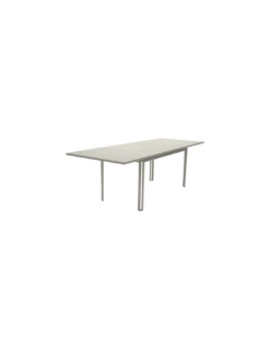 Table De Jardin Costa à Allonges 160/240 X 90 Cm 10 Places - Gris Argile