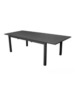 Table De Jardin Extensible GENES 160/240 X 100 Cm - Aluminium - Graphite -Mobilier De Jardin table de jardin extensible genes 160240 x 100 cm aluminium 4