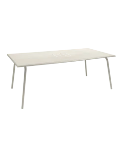 Table De Jardin Monceau 194 X 94 CM - 8 Personnes - Gris Argile