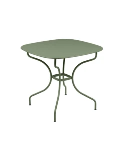 Table De Jardin Opéra Carronde Carrée 82 X 82 Cm - Acier - Cactus