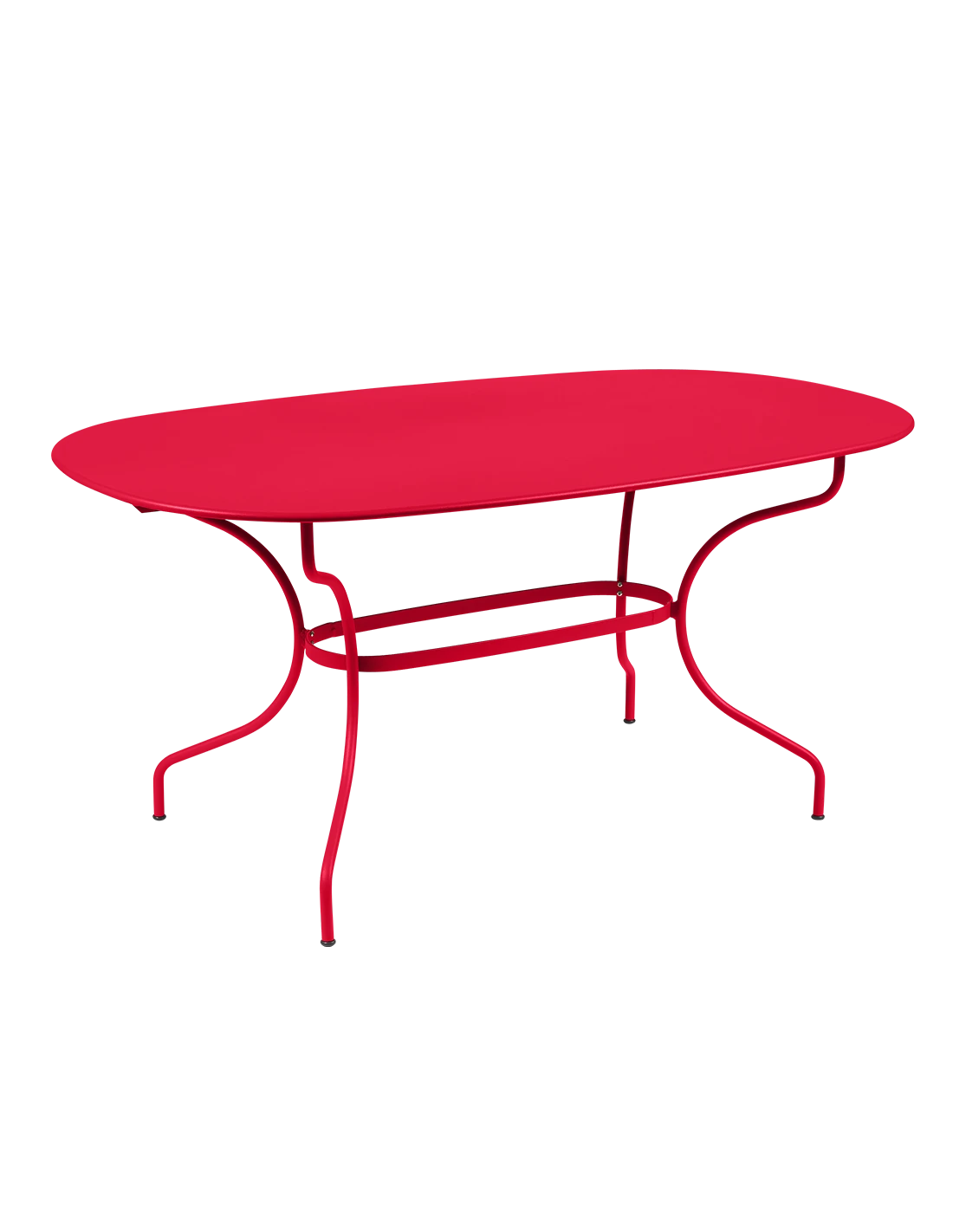 Table De Jardin Opéra Ovale 160 X 90 Cm - Métal Acier - Rose Praline 1 Table De Jardin Opéra Ovale 160 X 90 Cm - Métal Acier - Rose Praline