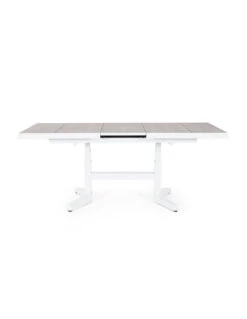 Table élévatrice Extensible Robert Aluminium Céramique Blanc 9 Table élévatrice Extensible Robert Aluminium Céramique Blanc -Mobilier De Jardin table elevatrice extensible robert aluminium ceramique blanc 2